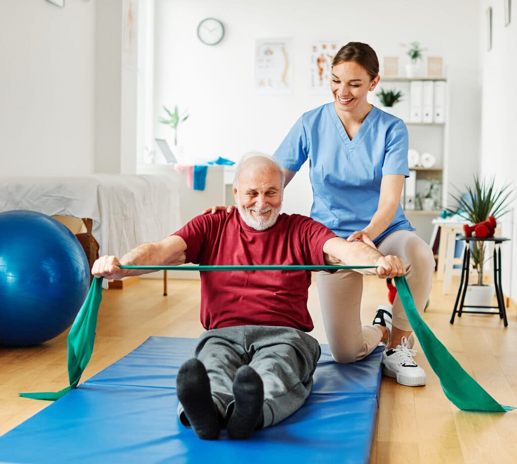 In-home care providers can help aging seniors with home exercises for better mobility and health.