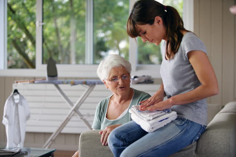 Personal care at home services can help seniors with daily activities after a hospital stay.